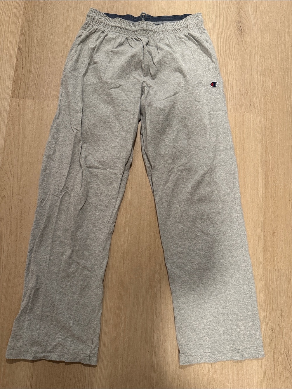 Champion Gray Men’s Sweatpants with Logo Large